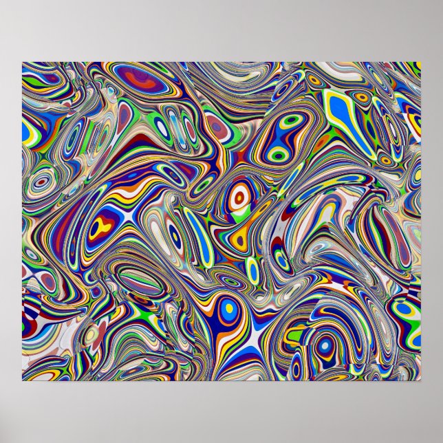 Póster Multi Color Abstract 2, 2018 (photo) | SVP Images (Frente)