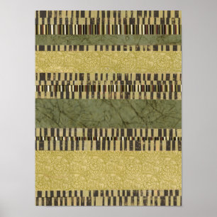 Póster Multipatterned Panel Painting