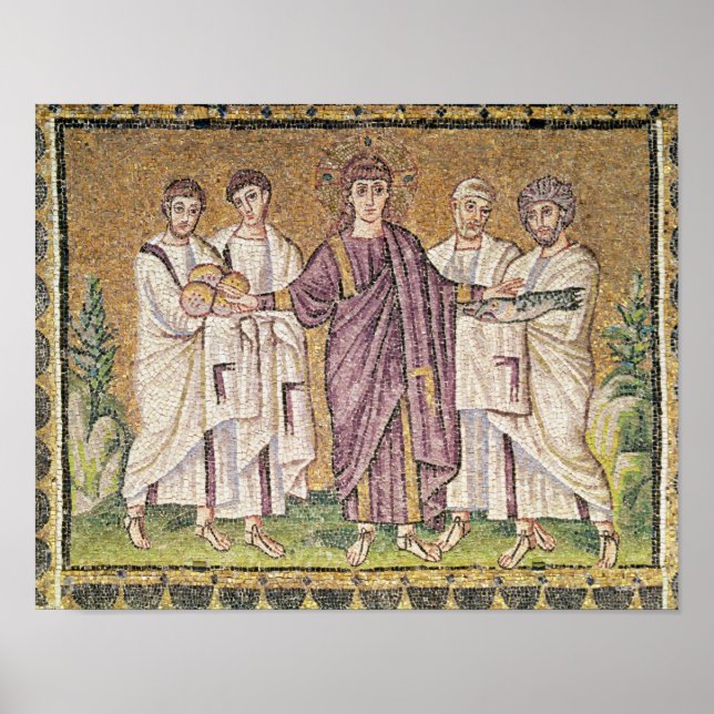 Póster Multiplicación del pan y los peces (Frente)