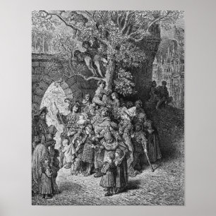 Póster Multitud de espectadores en el