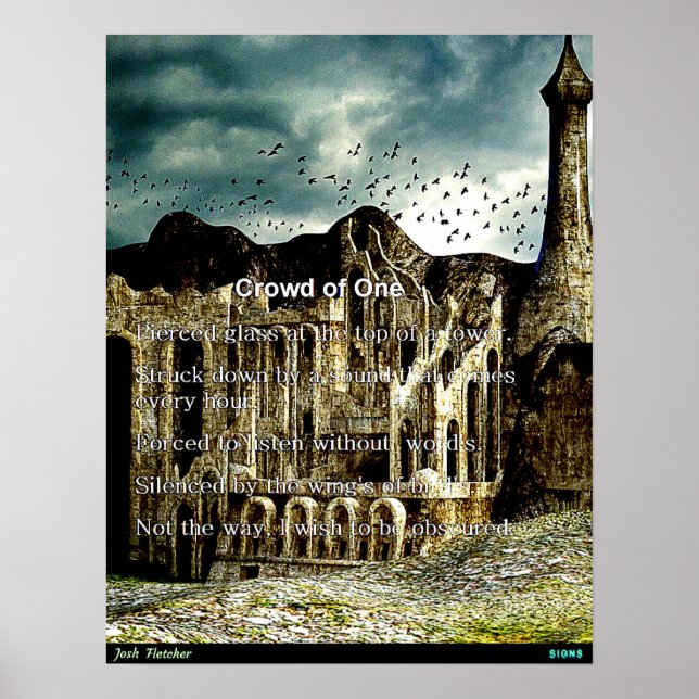 Póster Multitud de uno (Frente)