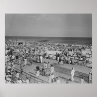 Multitud en la playa