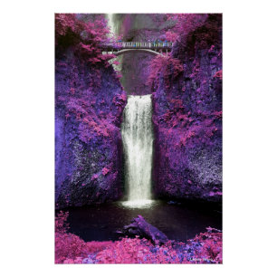 Poster Multnomah Falls 18,67" x 28"