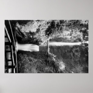 Póster Multnomah Falls PhotographColumbia River, OR