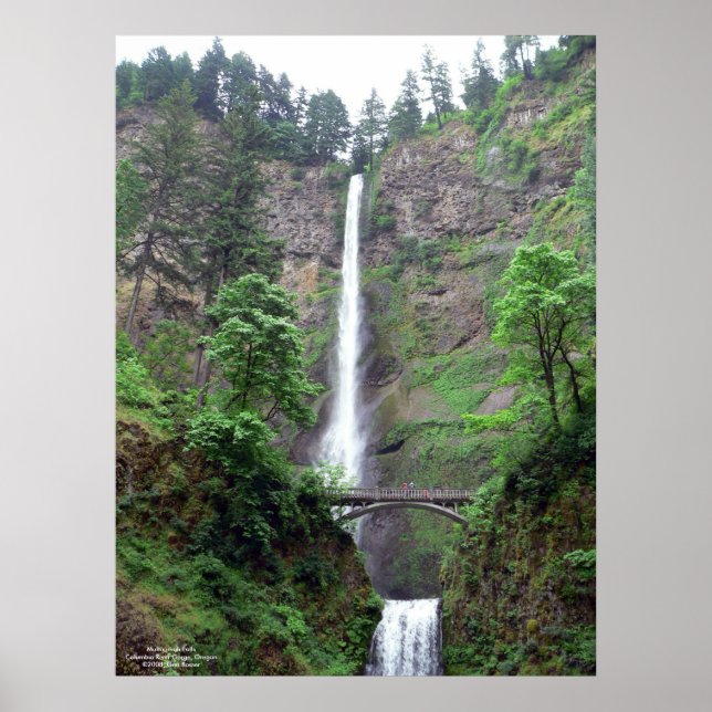 Póster Multnomah Falls Poster (Frente)