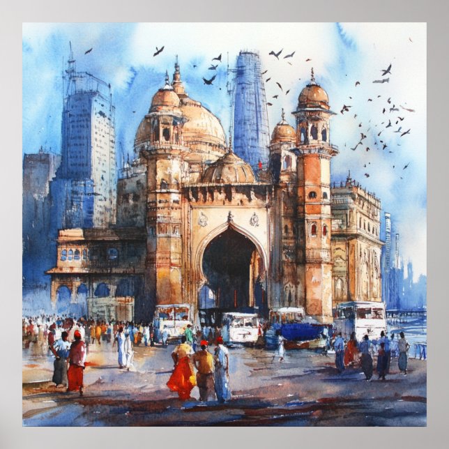 Póster Mumbai in India (Frente)