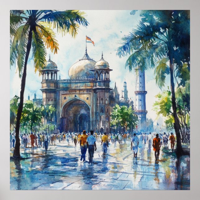 Póster Mumbai in India (Frente)
