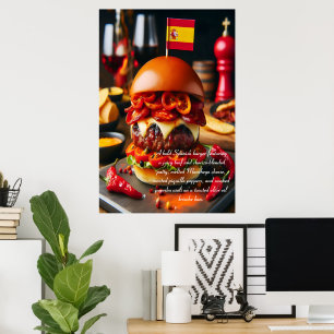 Póster Munchies de Madrid: Chorizo Mágico 24x36