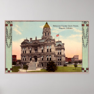 Póster Muncie, tribunal de Indiana