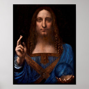 Póster mundi de Salvador de Leonardo da Vinci