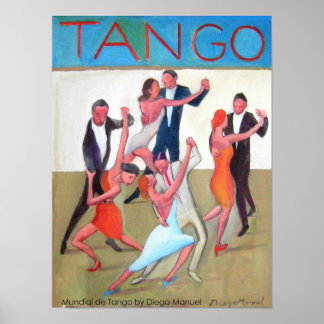Póster Mundial de tango