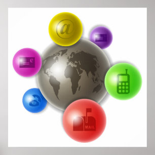 Póster Mundo de la comunicación