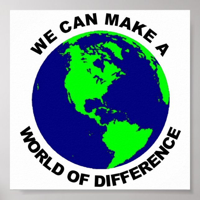 Póster Mundo de la diferencia (Frente)