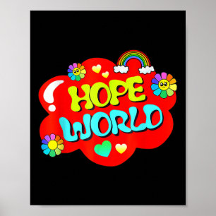 Póster Mundo de la Esperanza Colorida
