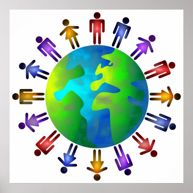 Póster Mundo de la gente (Frente)