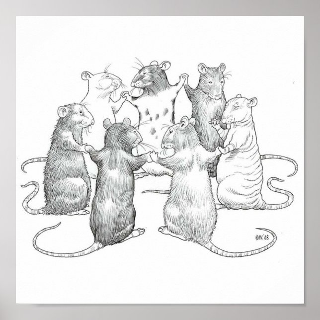 Póster Mundo de las Ratas (Frente)