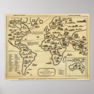 Póster Mundo de los Animales