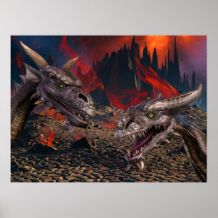 Póster Mundo de los Dragones