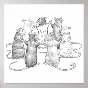 Póster Mundo de ratas