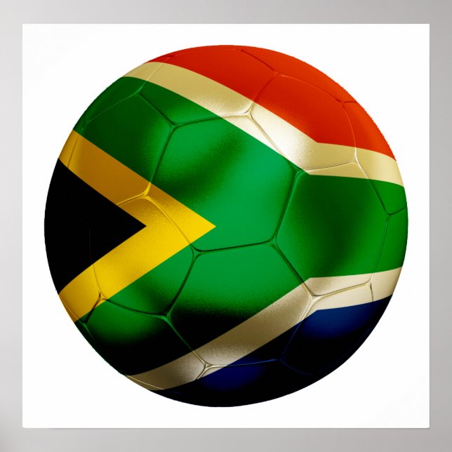 Póster Mundo de Sudáfrica (Frente)