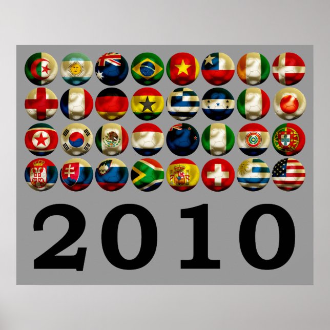 Póster Mundo de Sudáfrica 2010 (Frente)