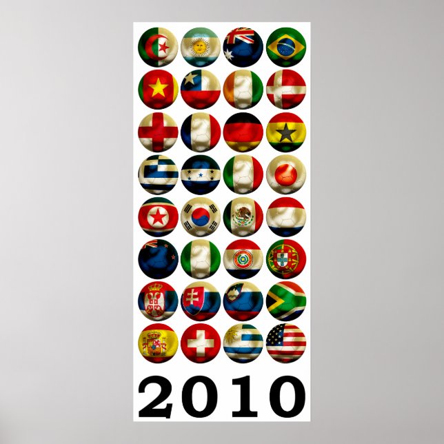 Póster Mundo de Sudáfrica 2010 (Frente)