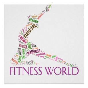 Póster Mundo del fitness