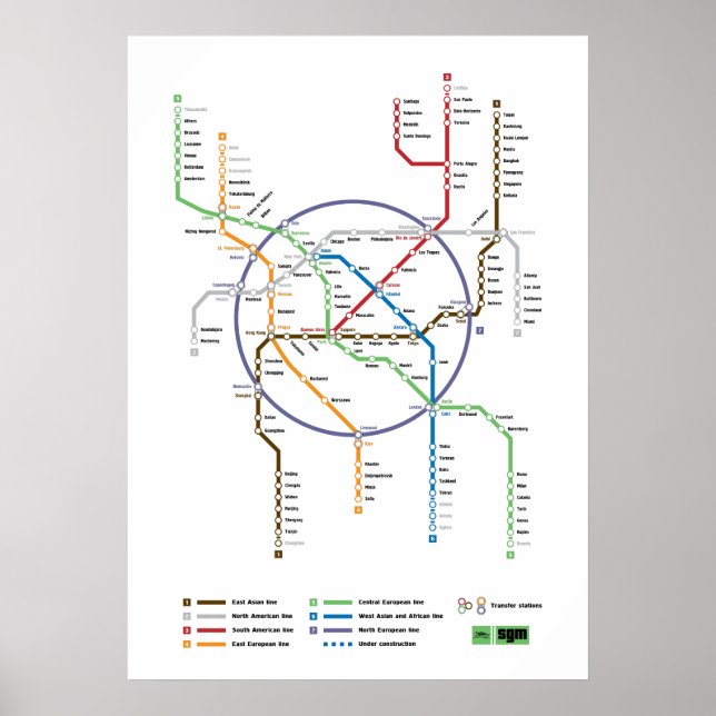 Póster Mundo del Metro (Frente)