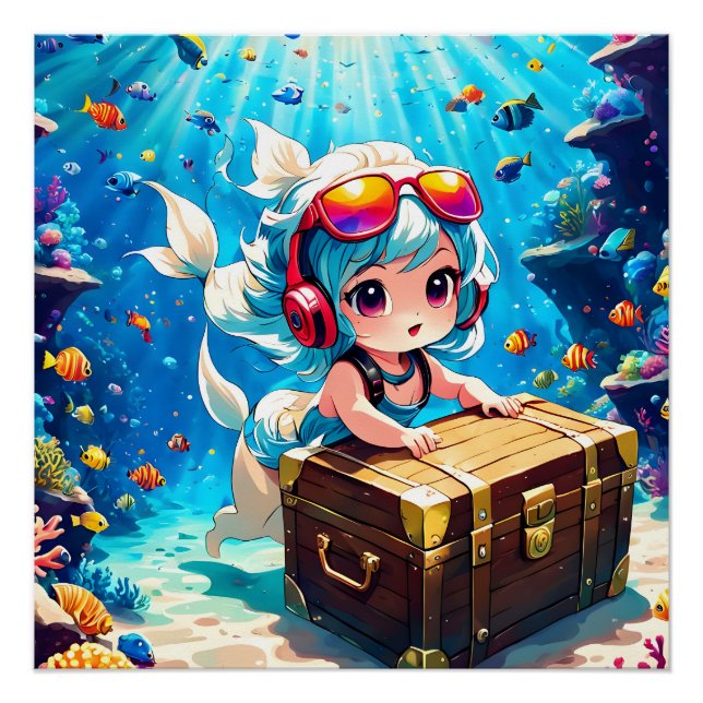 Póster Mundo del Océano Atlántico (Anverso)