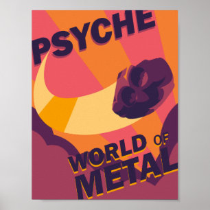 Póster Mundo del Poster Metalizado