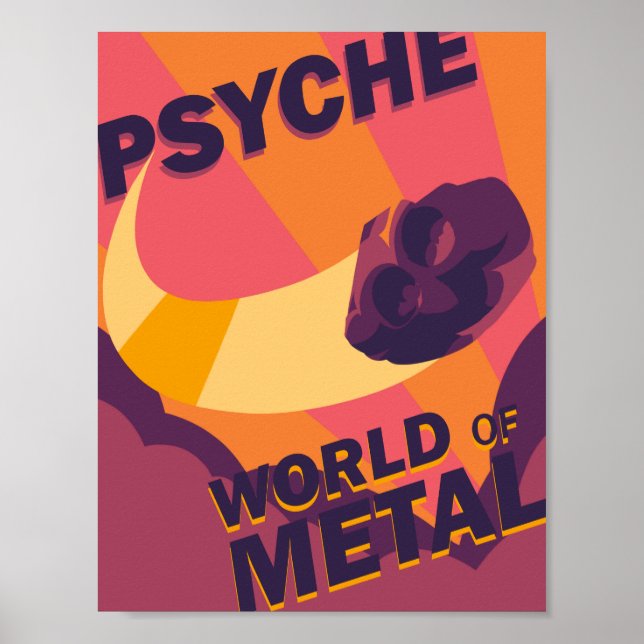 Póster Mundo del Poster Metalizado (Frente)