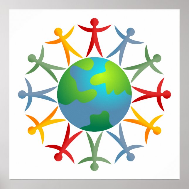 Póster Mundo diverso (Frente)