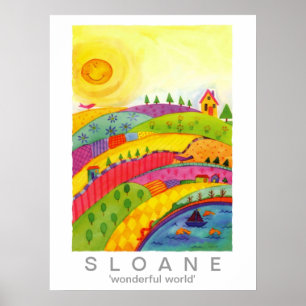 Póster mundo maravilloso
