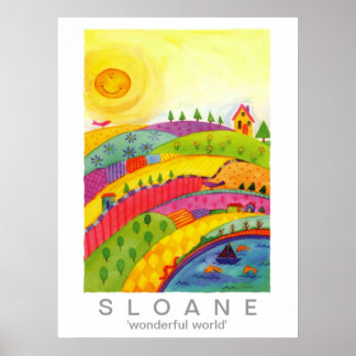 Póster mundo maravilloso