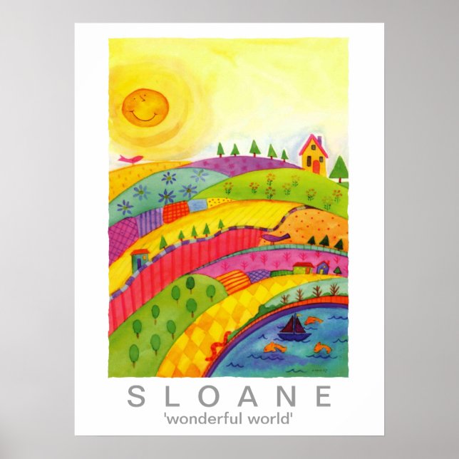 Póster mundo maravilloso (Frente)