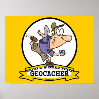 PÓSTER MUNDO MAYOR PERSONALIZADO DE GEOCACHER HOMBRES