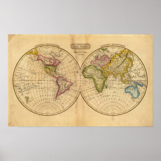 Póster Mundo por Worcester (Frente)