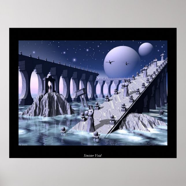 Póster Mundo siniestro (Frente)