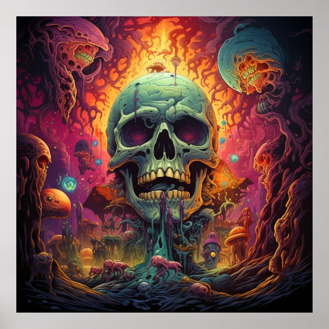 Póster Mundo surrealista (Frente)