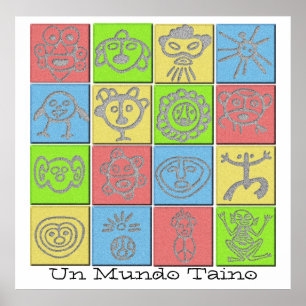 Póster Mundo Taino Poster