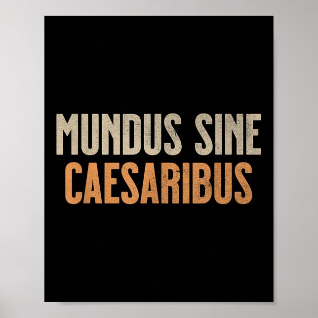 Póster Mundus Sine Caesaribus (Frente)