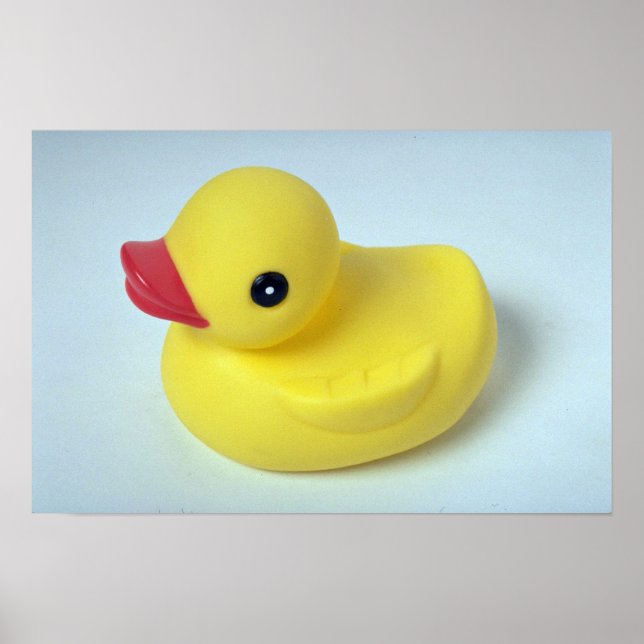 Póster muñeca de pato de goma para niños (Frente)