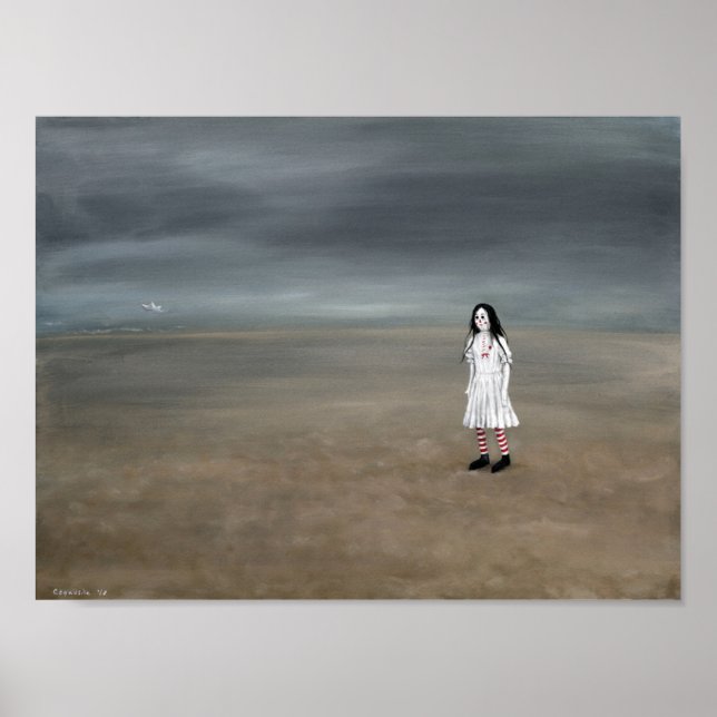 Póster "Muñeca sin su barco" por Christiane Cegavske (Frente)
