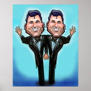 Póster Muñecas de pasteles Boda gay