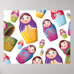 Póster Muñecas Matryoshka