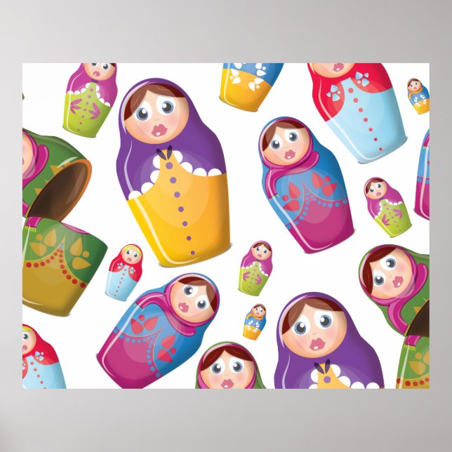 Póster Muñecas Matryoshka (Frente)