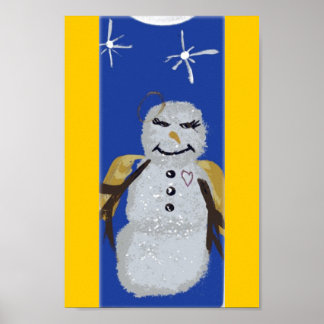 PÓSTER MUÑECO DE NIEVE