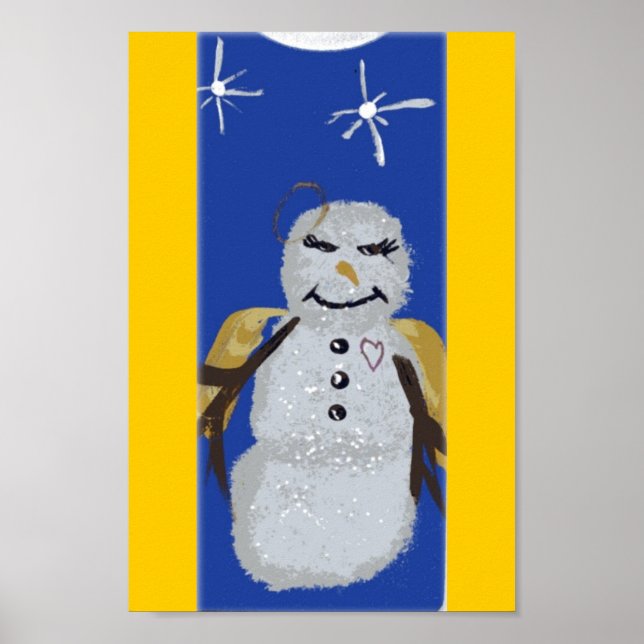 PÓSTER MUÑECO DE NIEVE (Frente)