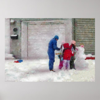 Póster Muñeco de nieve - Cirugía reconstructiva