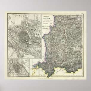 Póster Munich, Augsburg, Baviera